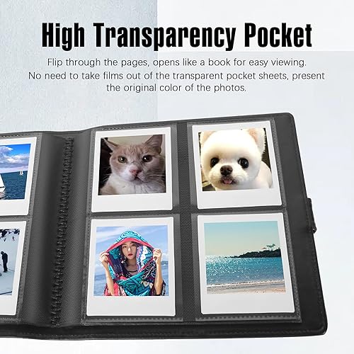 Miniatura 3 de Álbum de fotos de 288 bolsillos para cámara instantánea Fujifilm Instax Square SQ1 SQ6 SQ10 SQ20, impresora móvil Flm Instax SP-3, álbumes de