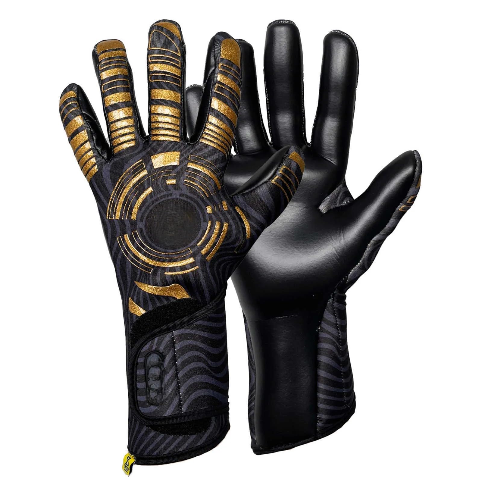 Futaba Professional Thick Latex Protection Anti Slip Football Goalkeeper Gloves - Black -Size 9-picture-18