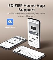 Vista 9 de Edifier S300 Hi-Fi Tabletop Speaker, Hi-Res Audio LDAC for Wireless Multi-Room & Stereo Pairing, 80W Power Works with AirPlay 2 Bluetooth 5.4 USB-C