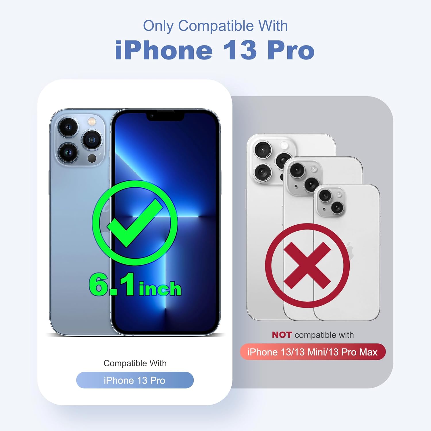 Compatible with iPhone 13 Pro Case with Magnetic Stand Compatible with Mag-Safe, Laser Aesthetics Phone Case with Built-in Screen Protector for iPhone 13 Pro, Rose