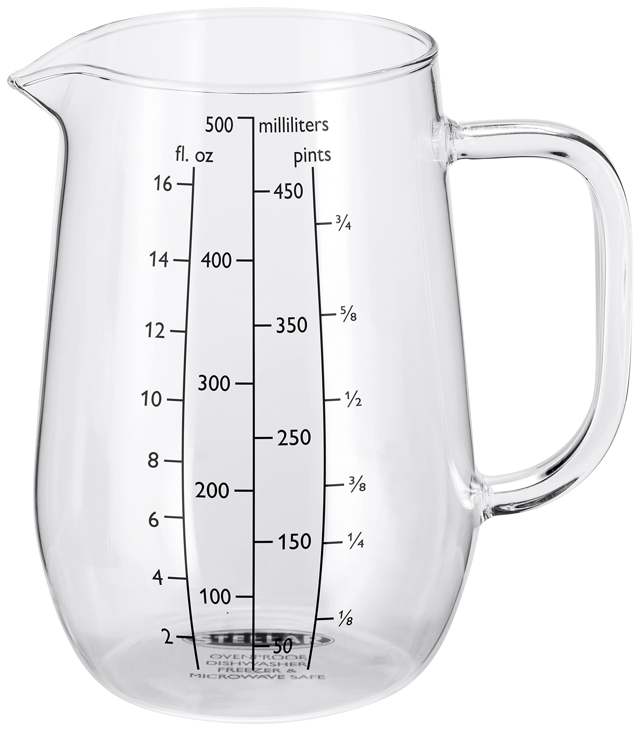 Stellar Glass Measuring Jug, Transparent, 500 ml