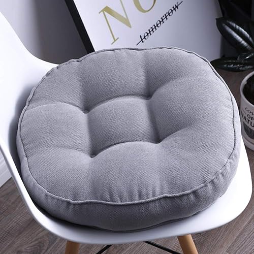 Miniatura 11 de Cojín redondo suave para silla, cojín acolchado antideslizante, cojín de asiento suave y cómodo para sillas de cocina, comedor y oficina