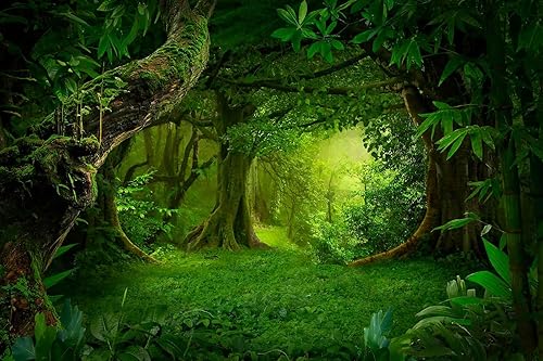 Miniatura 3 de Wmjurel Papel pintado de bosque de árboles grandes antiguos, mural de pared de fondo grande, decoración de dormitorio, sala de estar, baño (no