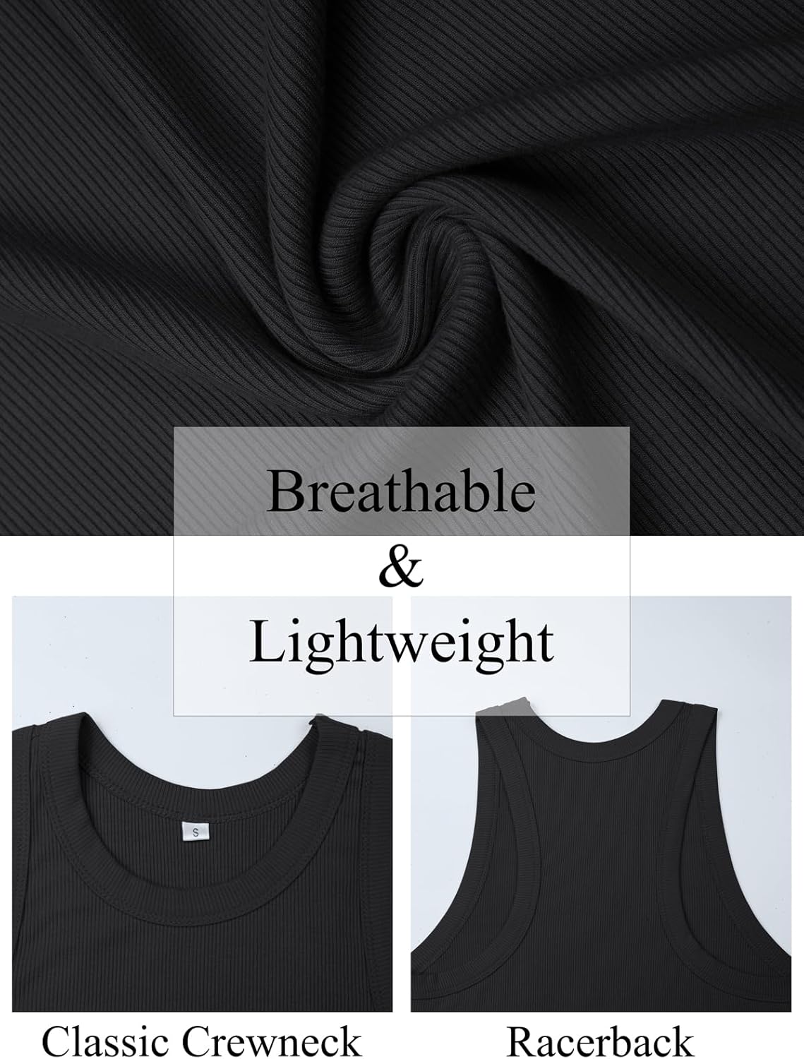 Racerback Tank Tops for Women High Neck Ribbed Sleeveless Fashion 2026 Summer Casual Basic Slim Fit Top Shirts - Image 6