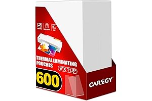 3 Mil Thermal Laminating Pouches 9 x 11.5 Inch Letter Size Laminating Sheets