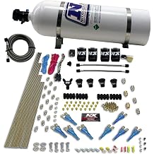 Nitrous Express - Pro-Shk/Gas 4 Solenoids Nitrous Kit 200-600HP w/15lb Bottle 92006-15
