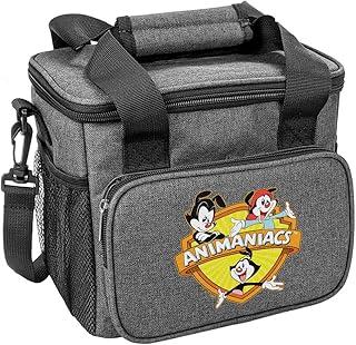 Animaniacs Crest Soft Insulated Cooler Bag, Large Lunch Bag, Lightweight, Thermal and Reusable for Office, Picnic, Beach