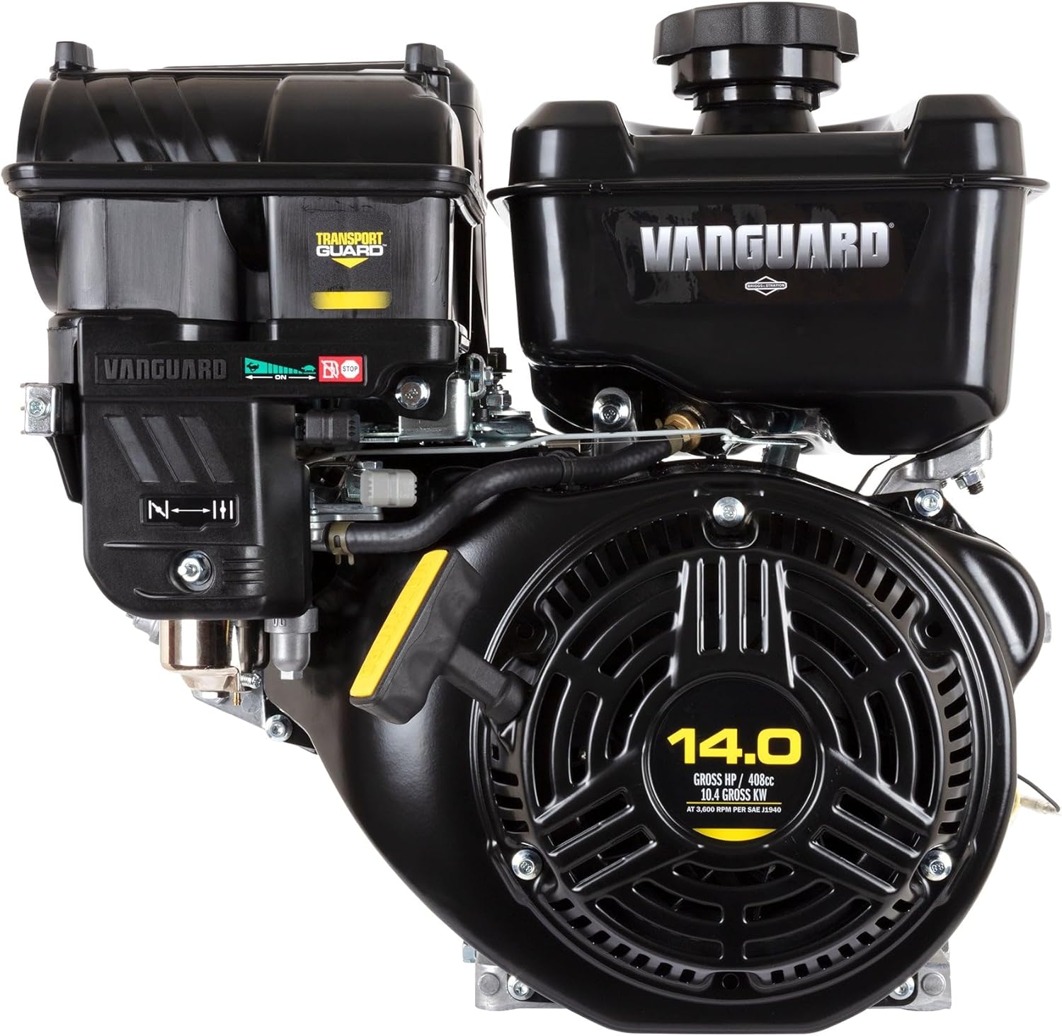 Briggs And Stratton Vanguard Series, Single Cylinder, 4-Cycle Gas Engine, 1 In X 3-31/64 In Crankshaft