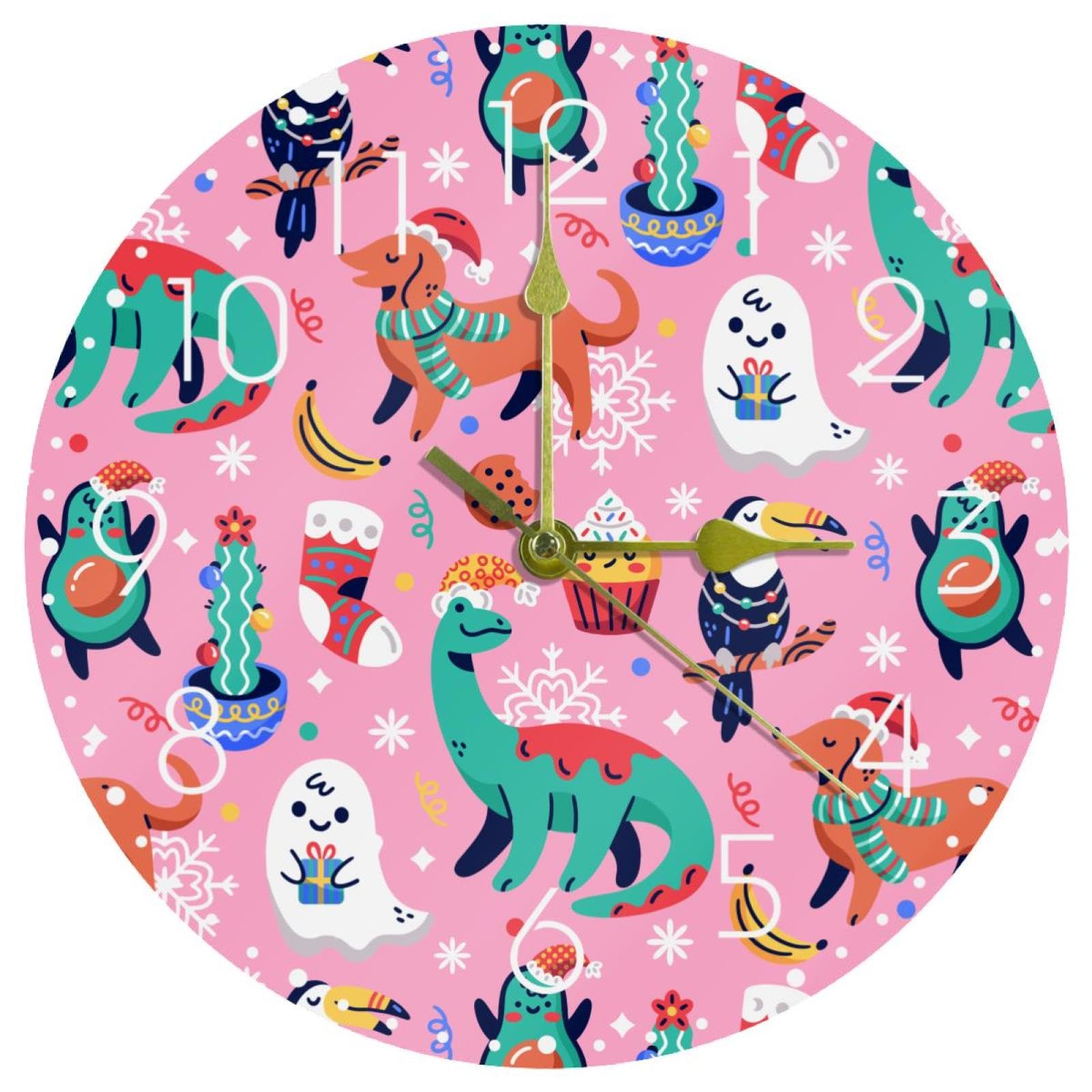 Horloge murale ronde en acrylique pour sublimer le design du salon