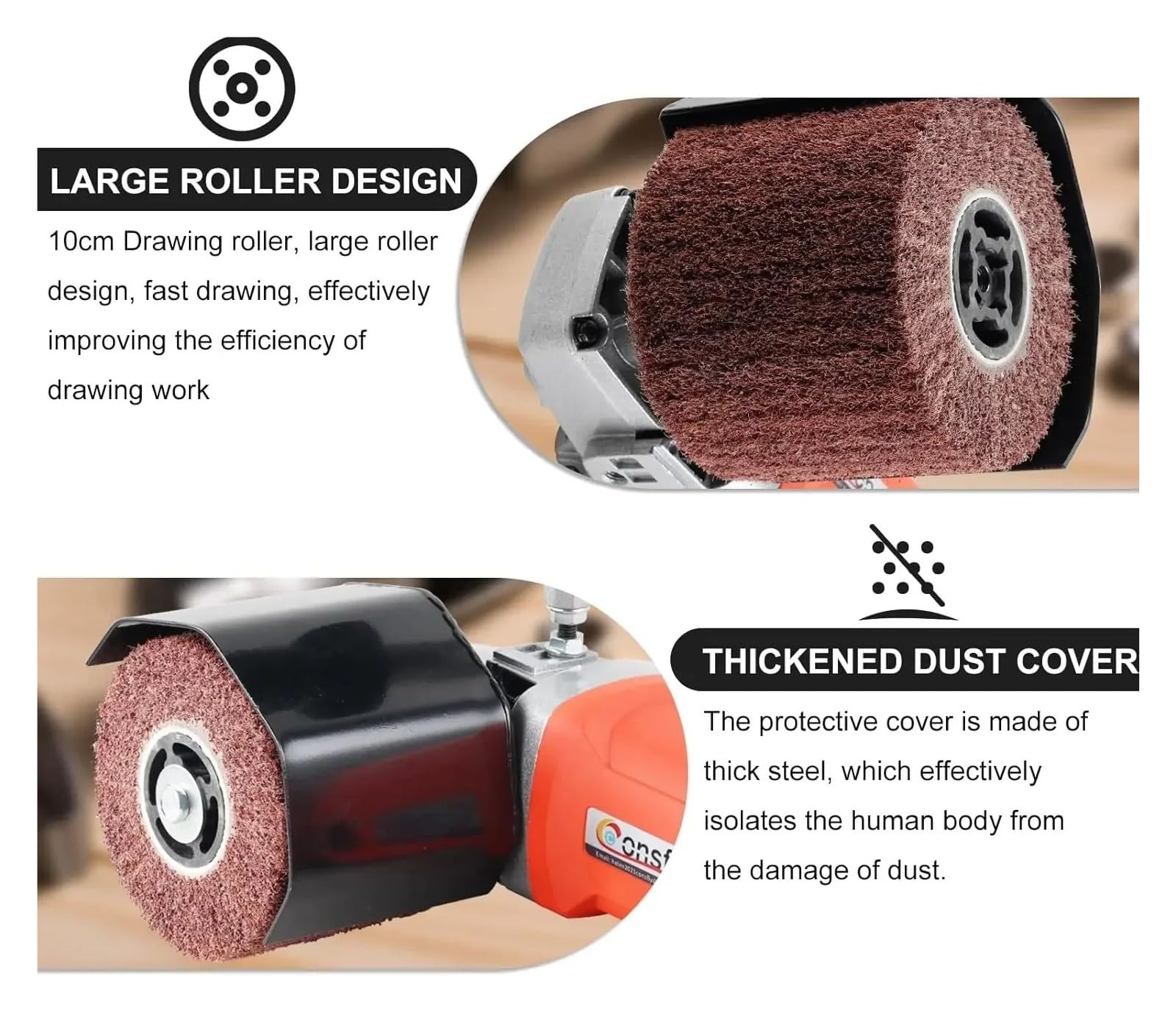 Amazon | バニシング研磨機 ハンドヘルドホイールポリッシャーサンダー