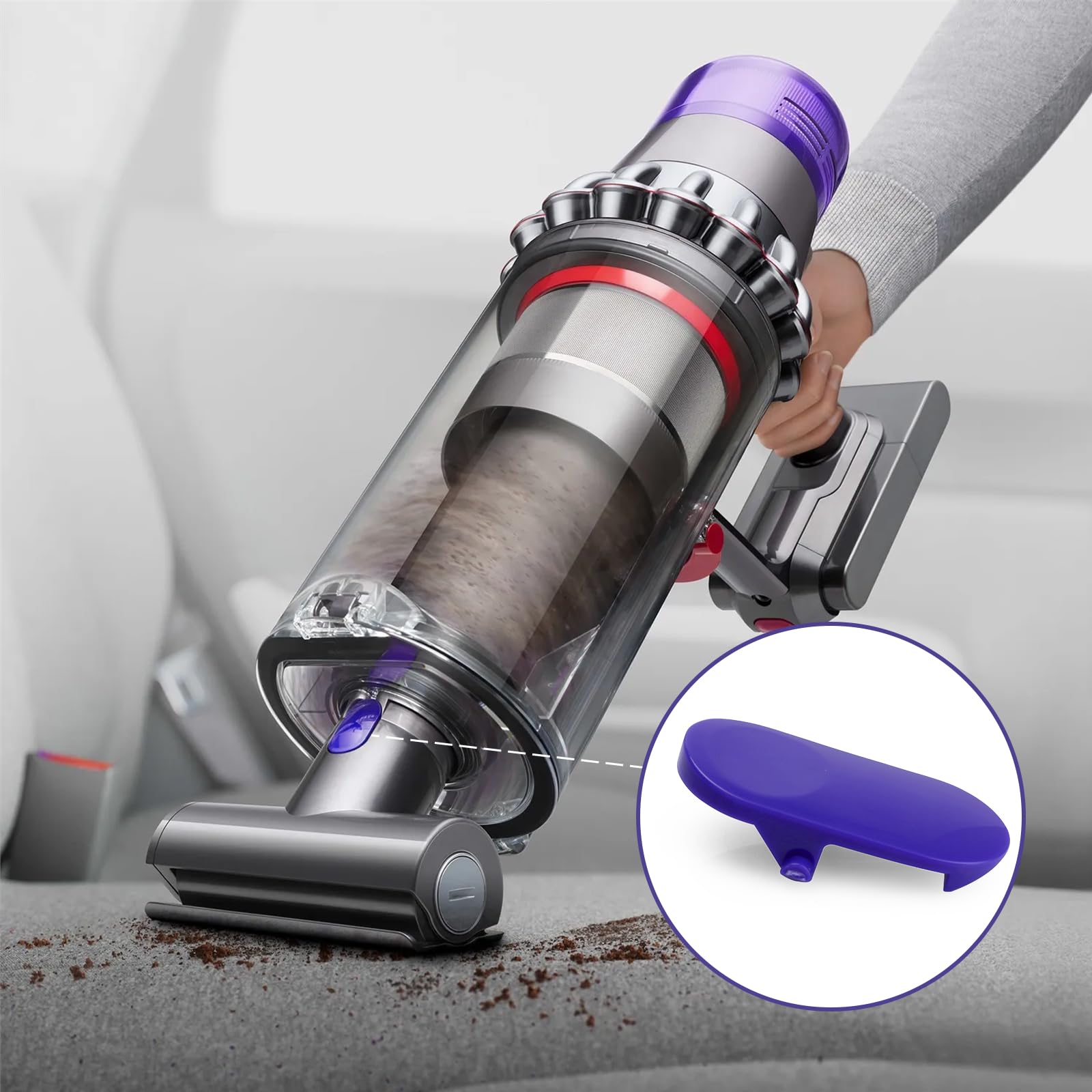StickVacuum ダイソン掃除機用ブルー　リリース キャッチ&スプリング Amazon.co.jp: superbobi スティックバキューム ブルー リリース