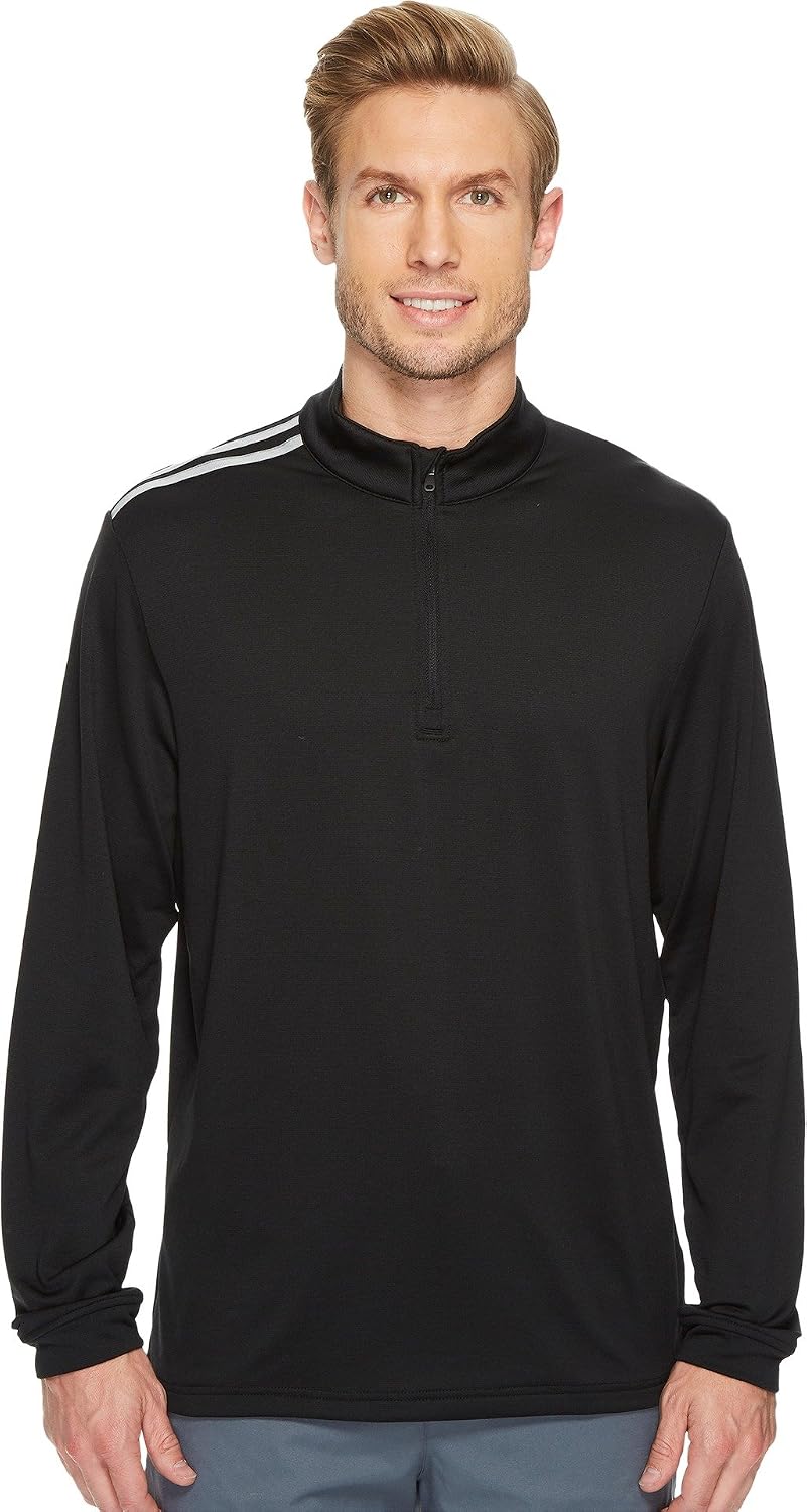 adidas Golf Men's Adidas Classic 3-Stripes 1/4 Zip Pullover