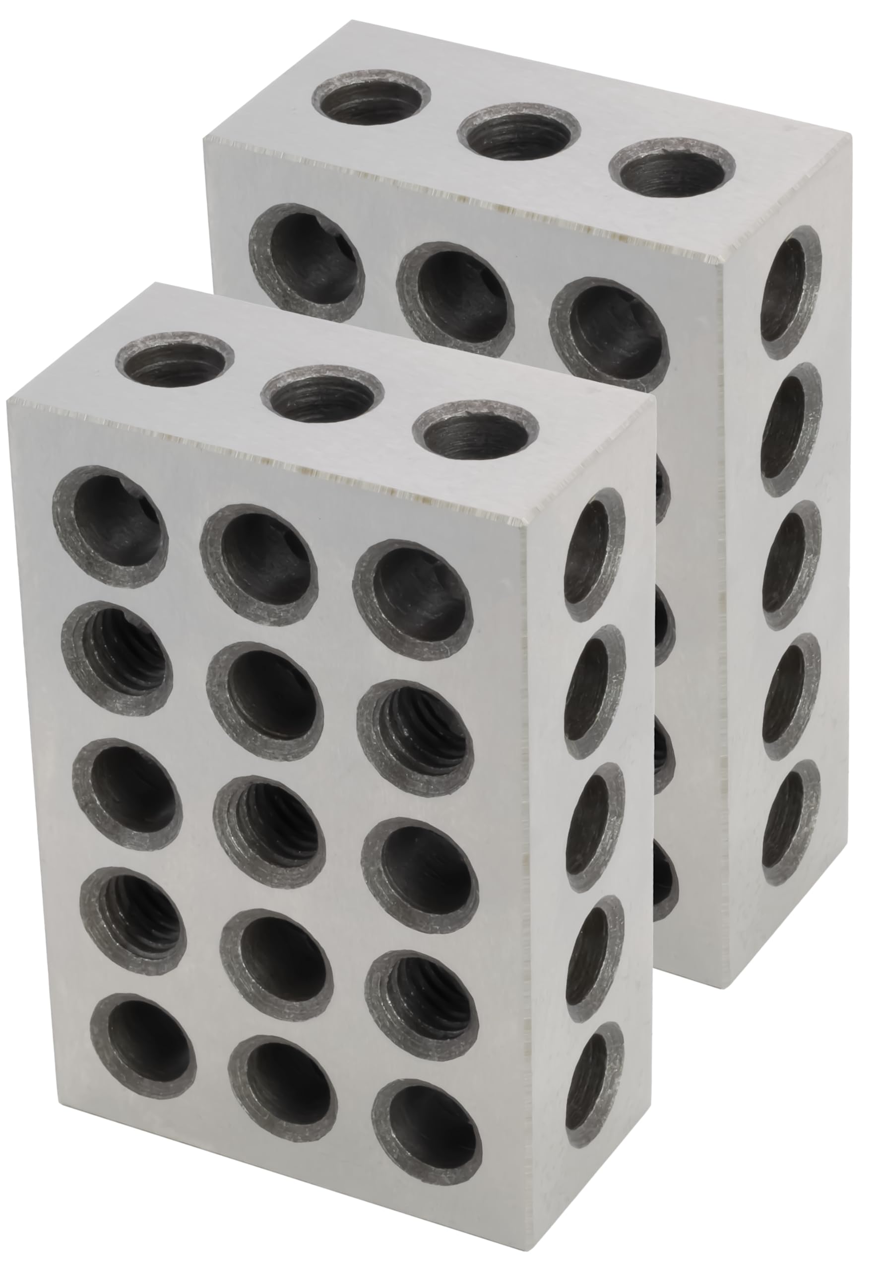 2 pcs Machinist's Setup Blocks, 23 Holes, 1