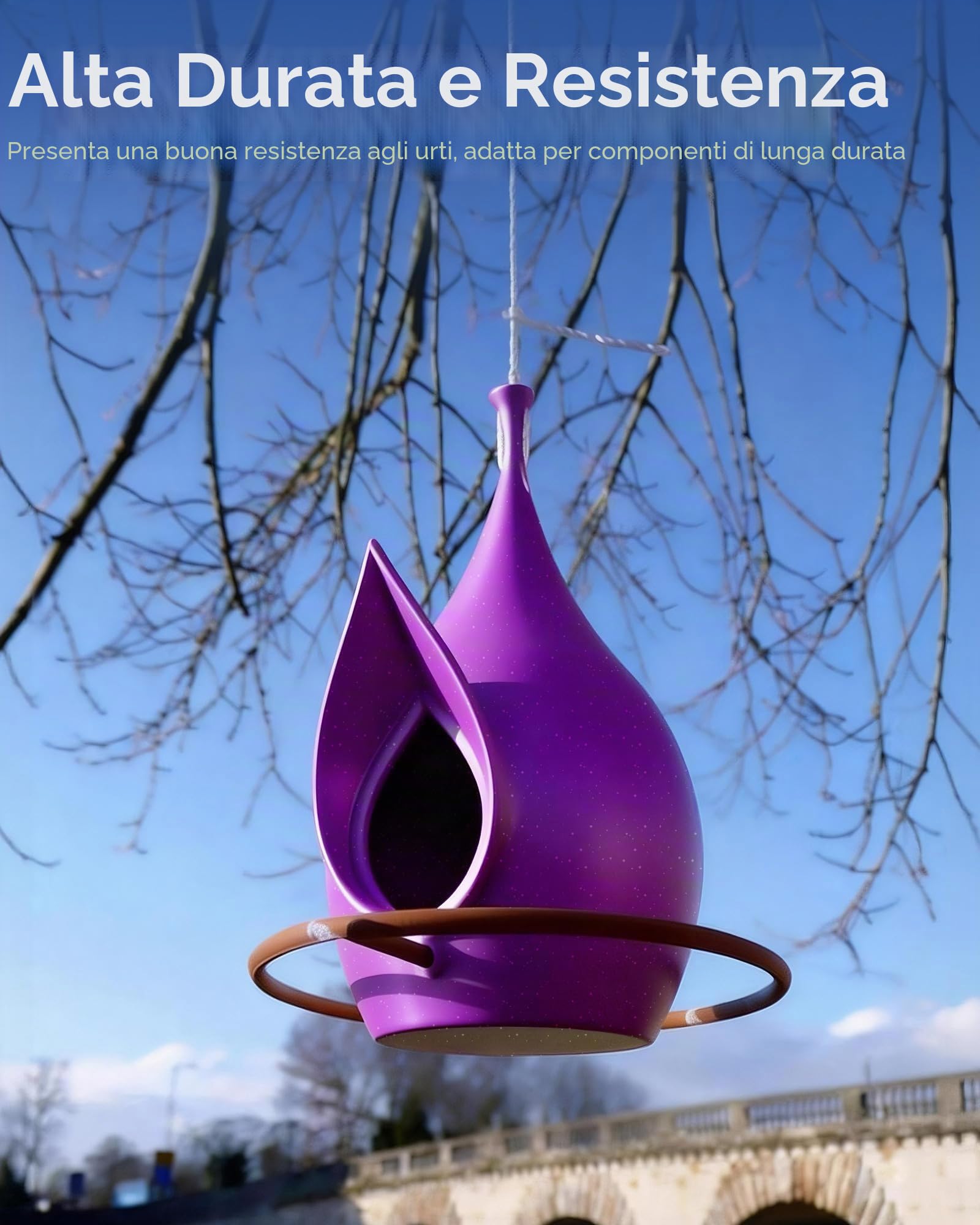 ASA Filamento 1,75 mm Sparkle Purple, filamento per stampante 3D per la stampa di parti funzionali all'aperto, resistente alle intemperie e al calore, 1 kg, viola