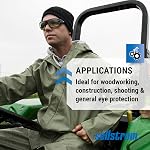 Sellstrom XPS530 Anti-Fog Anti-Scratch Sealed Safety Glasses with Interchangeable Temples & FR Strap - Foam Gasket Seal for Dust & Debris - CSA Z94.3 and MIL-PRF-31013 - Eye Protection for Men & Women - I/O Lens Tint