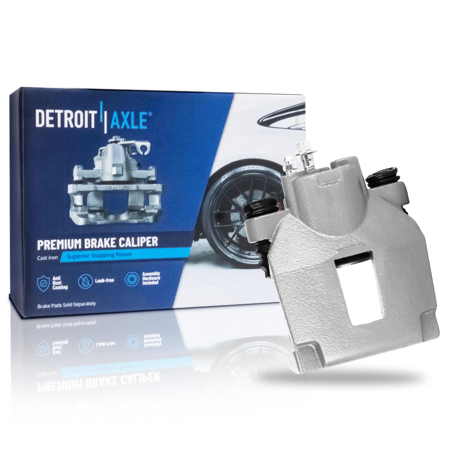 Caliper de Freio Traseiro Detroit Axle para Ford Crown Victoria 99-02 e Mercury Grand Marquis - Substituição Disco 1999 2000 2001 2002