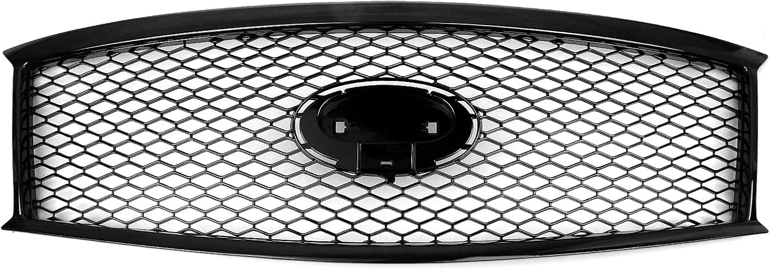 Front Bumper Grill For Infiniti M37 M56 2011-2013 Q70 2014-2015 1PC Gloss Black