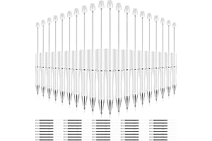 White Beadable Pens for Bead-Making Enthusiasts