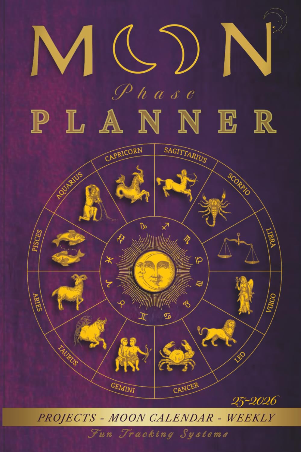 Moon Planner: Projects - Monthly - Weekly
