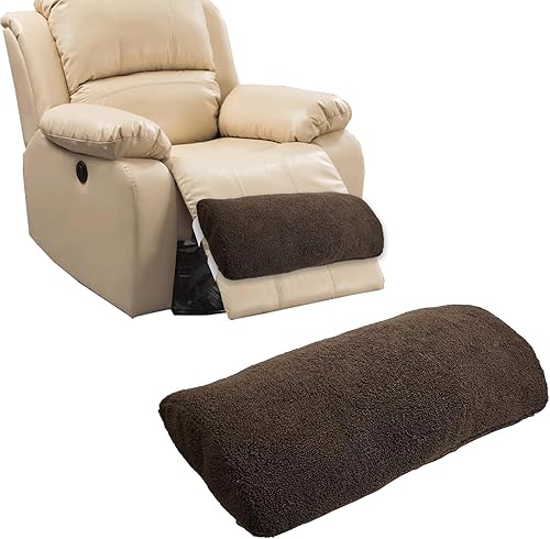 Miniatura 7 de Cojín reclinable para reposapiés de sofá (23 x 10 x 2 pulgadas), almohada multiusos para pie de media luna, almohada debajo de la rodilla para