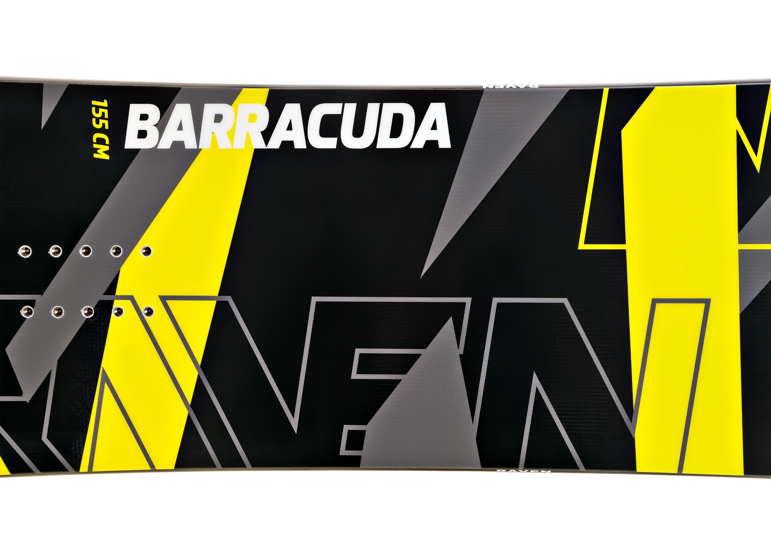 RAVEN Set de Snowboard: Tabla de Snowboard Barracuda Carbon Lime + Fijaciones s230 Lime