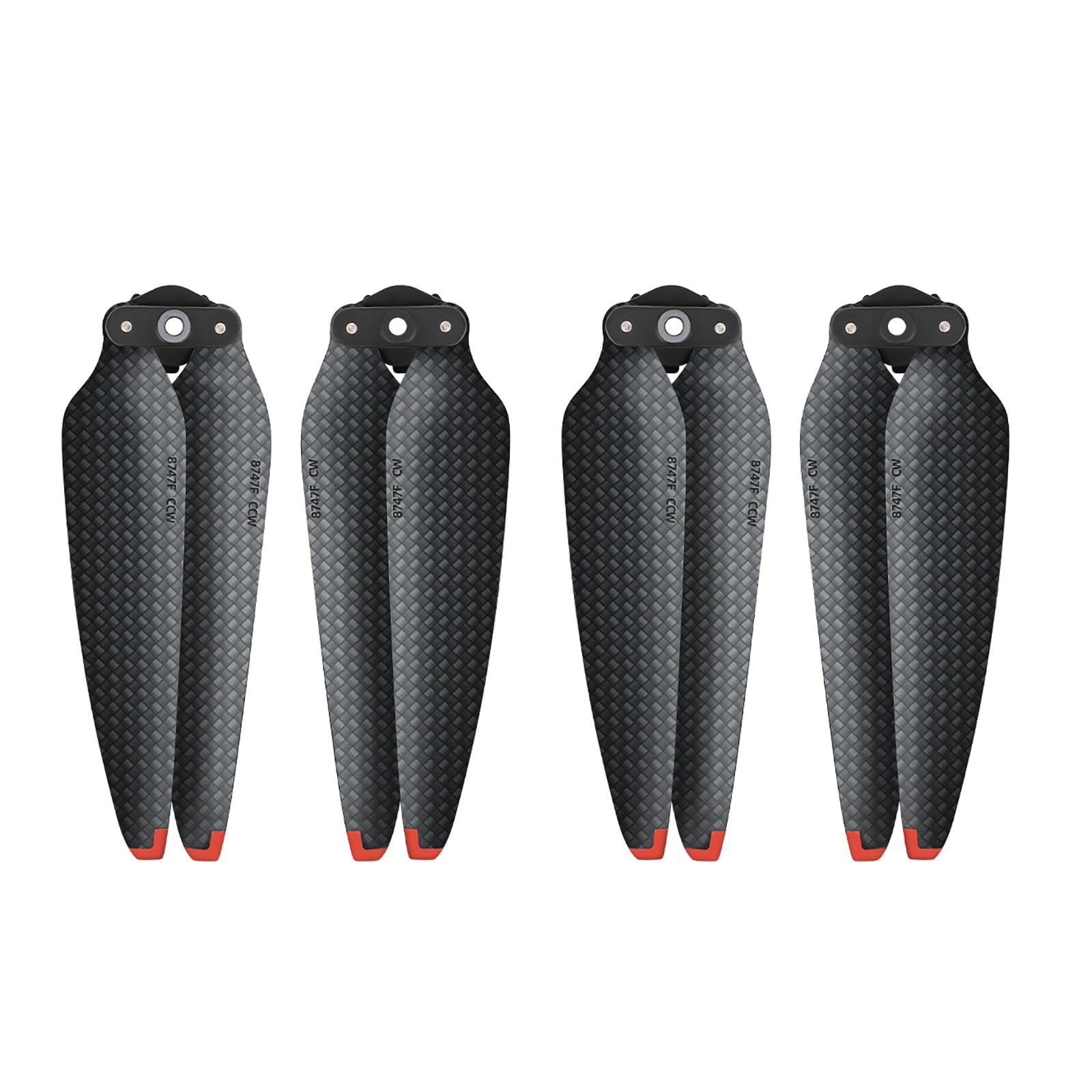 4PCS Low Noise Blade for DJI Air 3, 8747F Carbon Fiber Propeller Blade Wing Parts Quadcopter Accessories