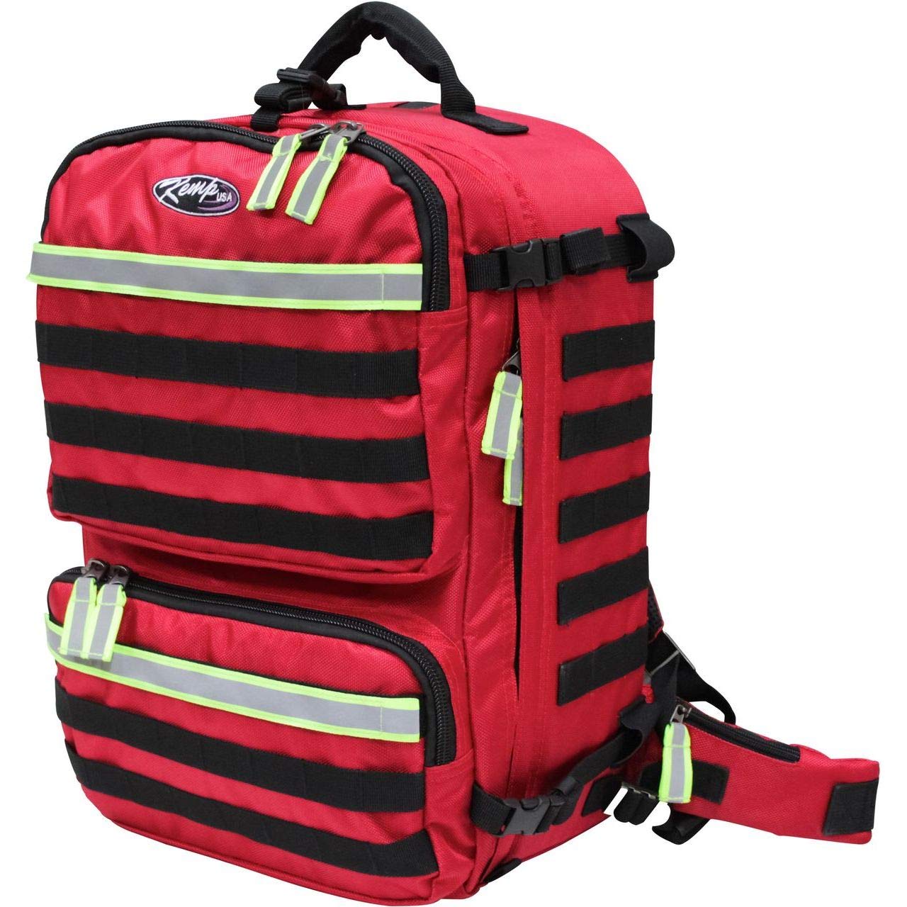 Kemp USA Premium Rescue and Tactical EMS Bag in Red