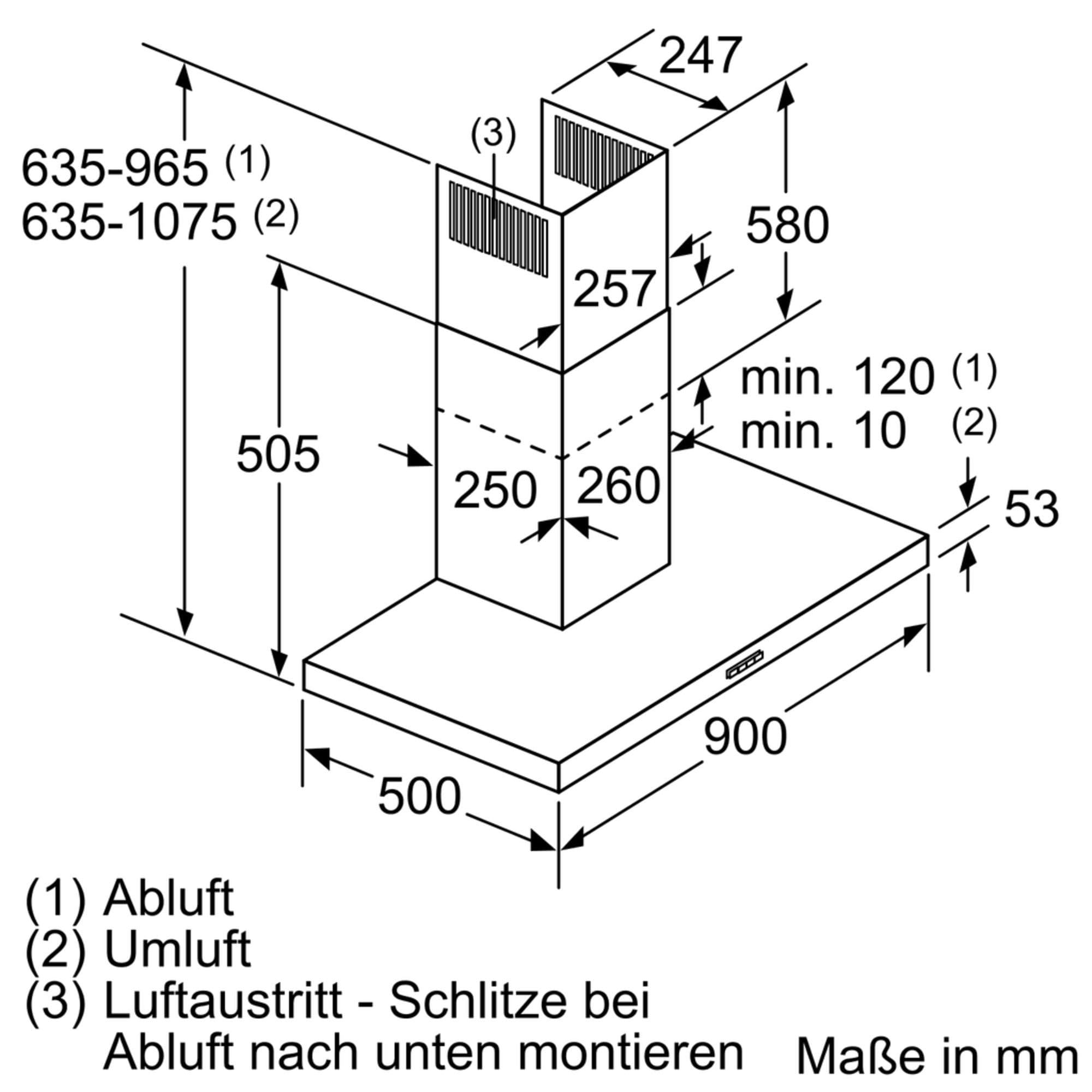 NEFF D92BBC0N0 Dunstabzugshaube, Wandhaube, 90 cm, Doppelflutiges Hochleistungsgebläse, Edelstahl