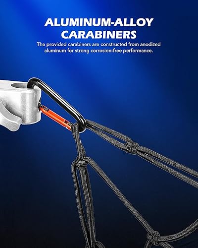 Miniatura 6 de Orion Motor Tech Red de carga para remolque, 5 x 7 pies, red de carga para camión, red de remolque utilitaria, 10 x 14 pies, tamaño máximo elástico,