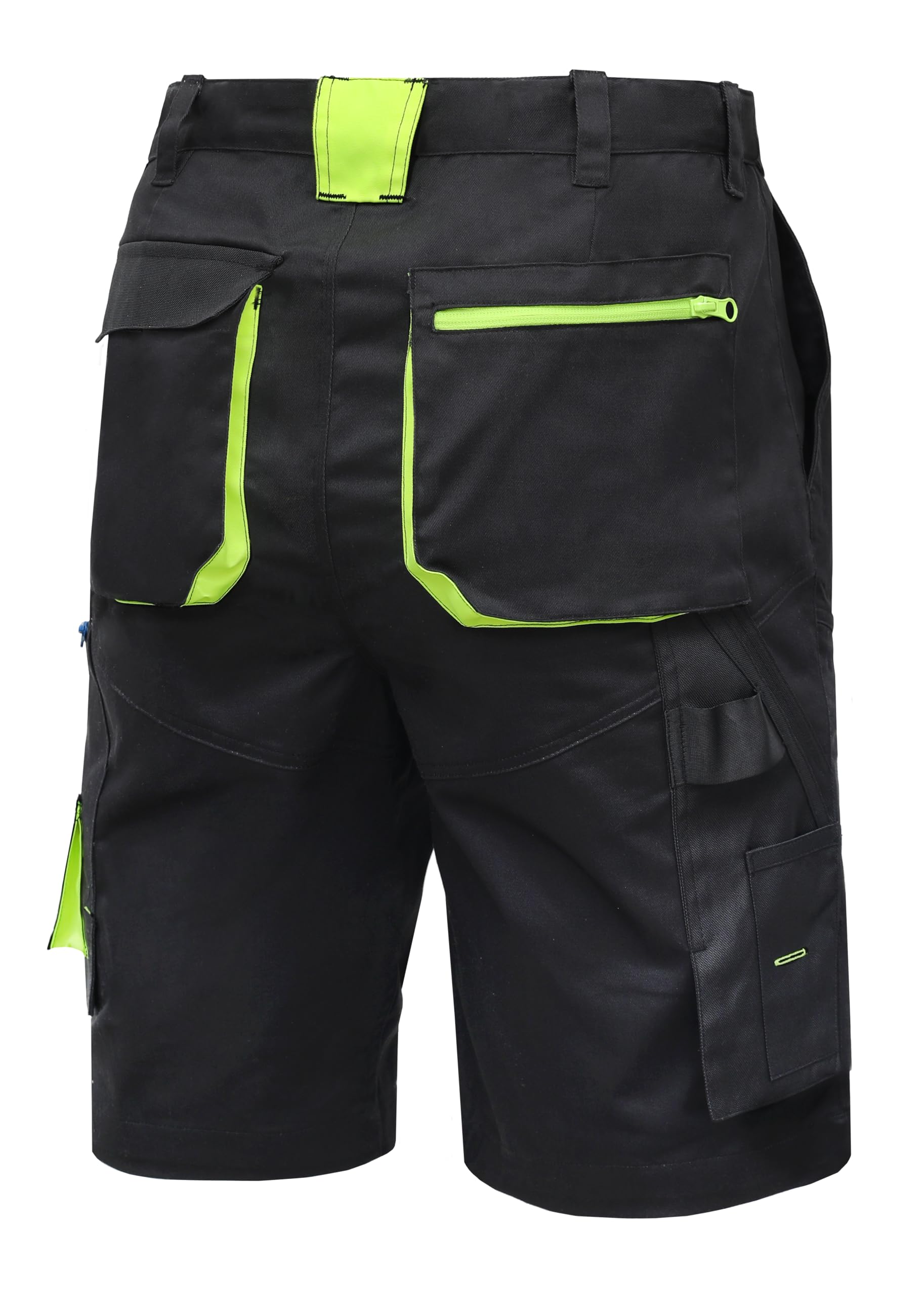 Högert Technik - Reetz elastische Shorts schwarz | Twill-Gewebe | Shorts mit Taschen | Herren Kurz Arbeitshose | Arbeitsshorts Arbeitshosen Männer | EN ISO 13688