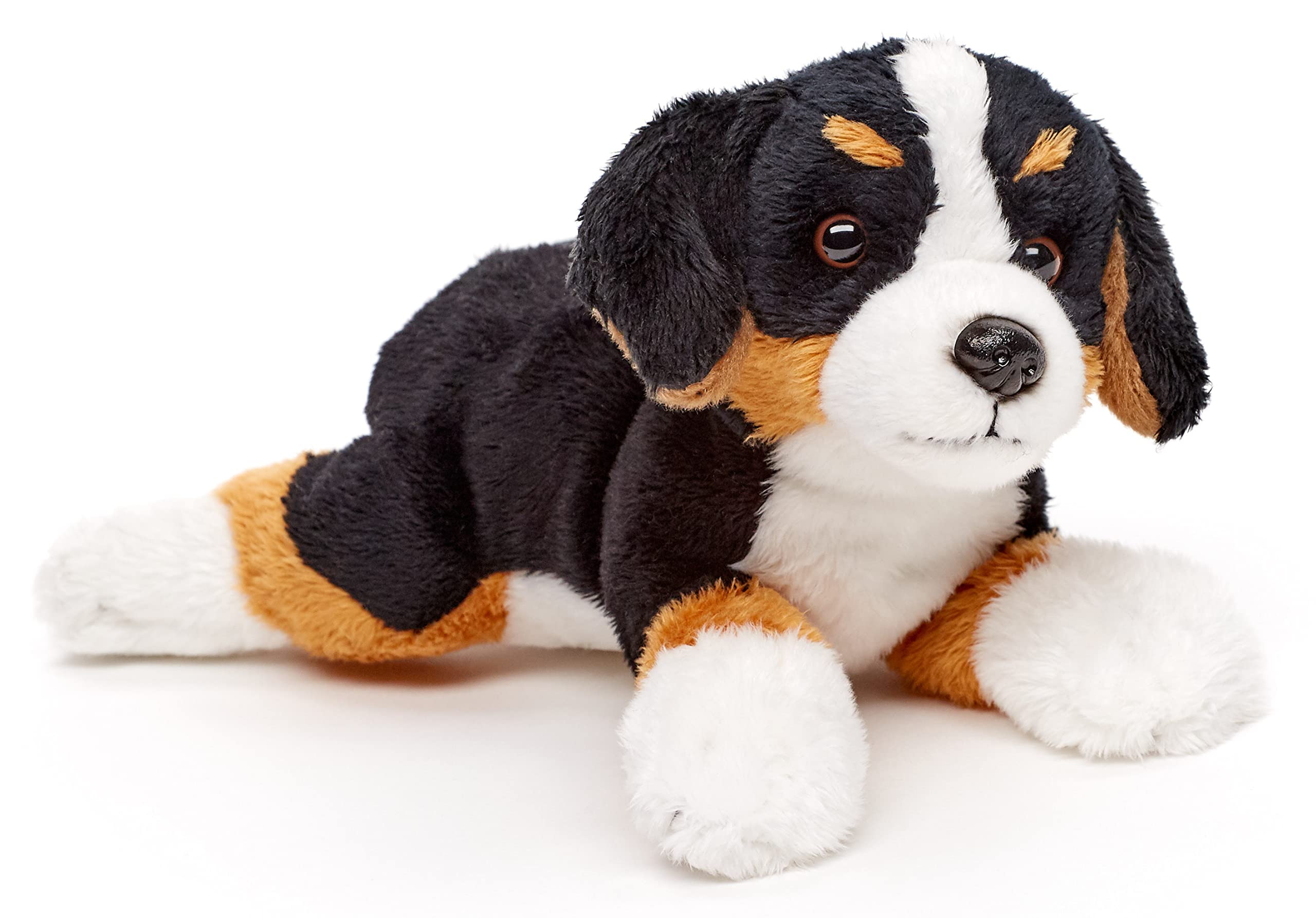 Uni-Toys - Bernese Mountain Dog Plushie (without lead) - 21 cm (length) - Plush Dog, Pet - Plush Toy, Cuddly Toy