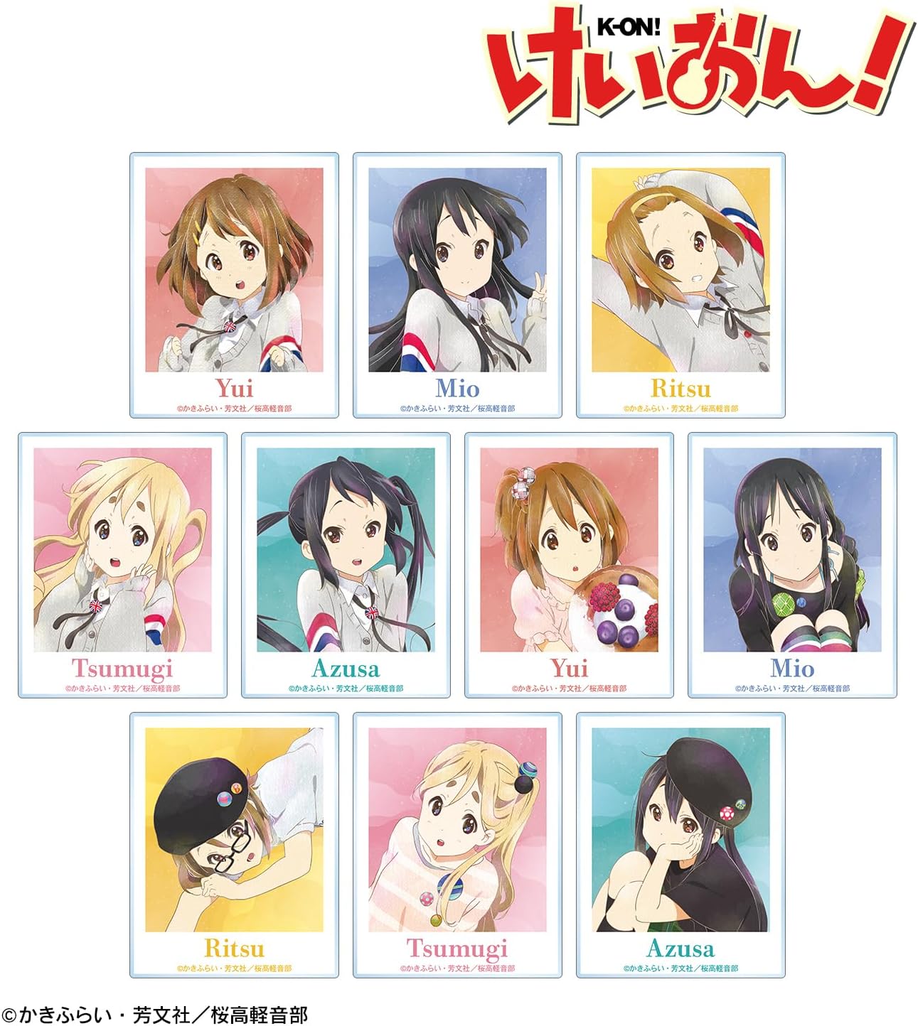 Kyon! Trading ANI Art Aqua Label Acrylic Cards Box of 10