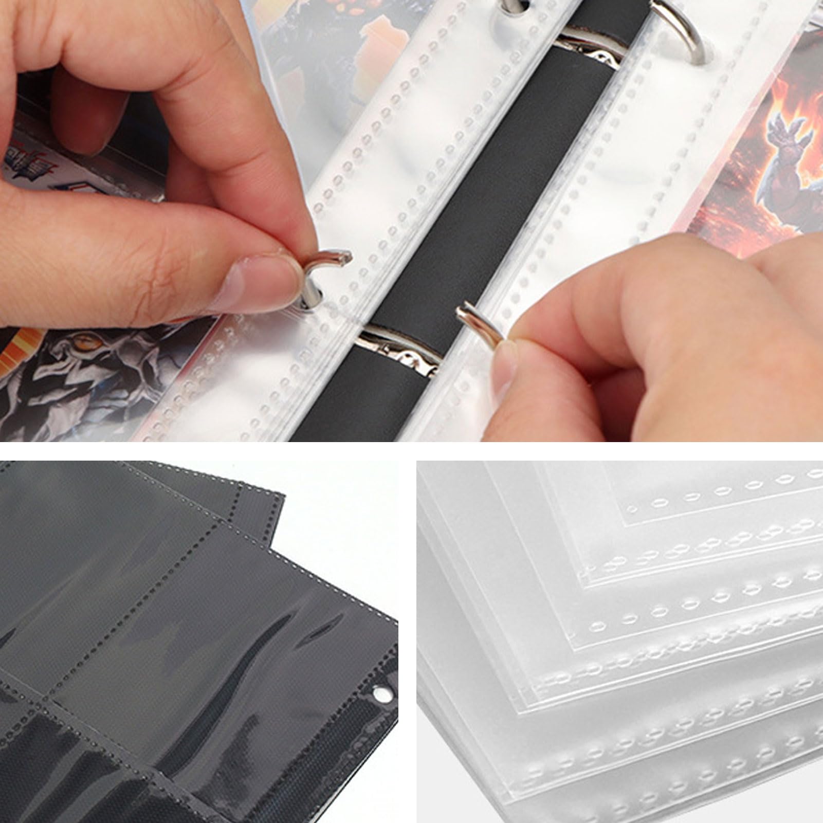 Álbum de fotos SKZ de 400 bolsillos regalo de merchandising de STRAY KIDS para STAY, Álbum de cuero impermeable para tarjetas coleccionables con pulsera portátil, Portatarjetas para fans de SKZ