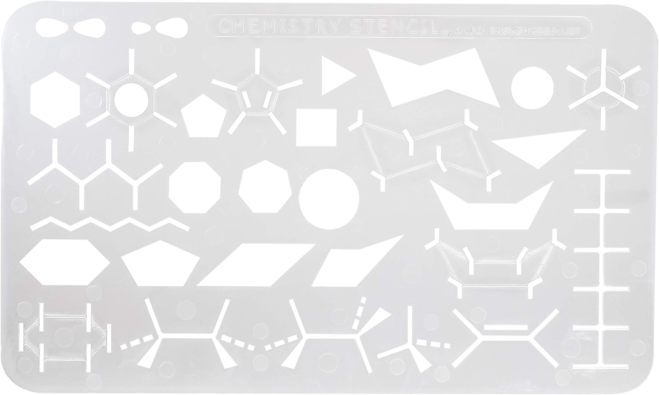 Easyshapes: Organic Chemistry Stencil Drawing & Drafting Template.