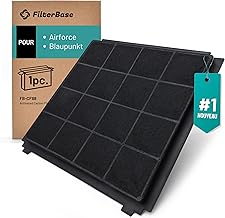 FilterBase® Filtre à charbon actif compatible avec Airforce AFFCA329, AIRFCHHDV1 et Blaupunkt 5Z9110X1 - Filtre pour hotte aspirante
