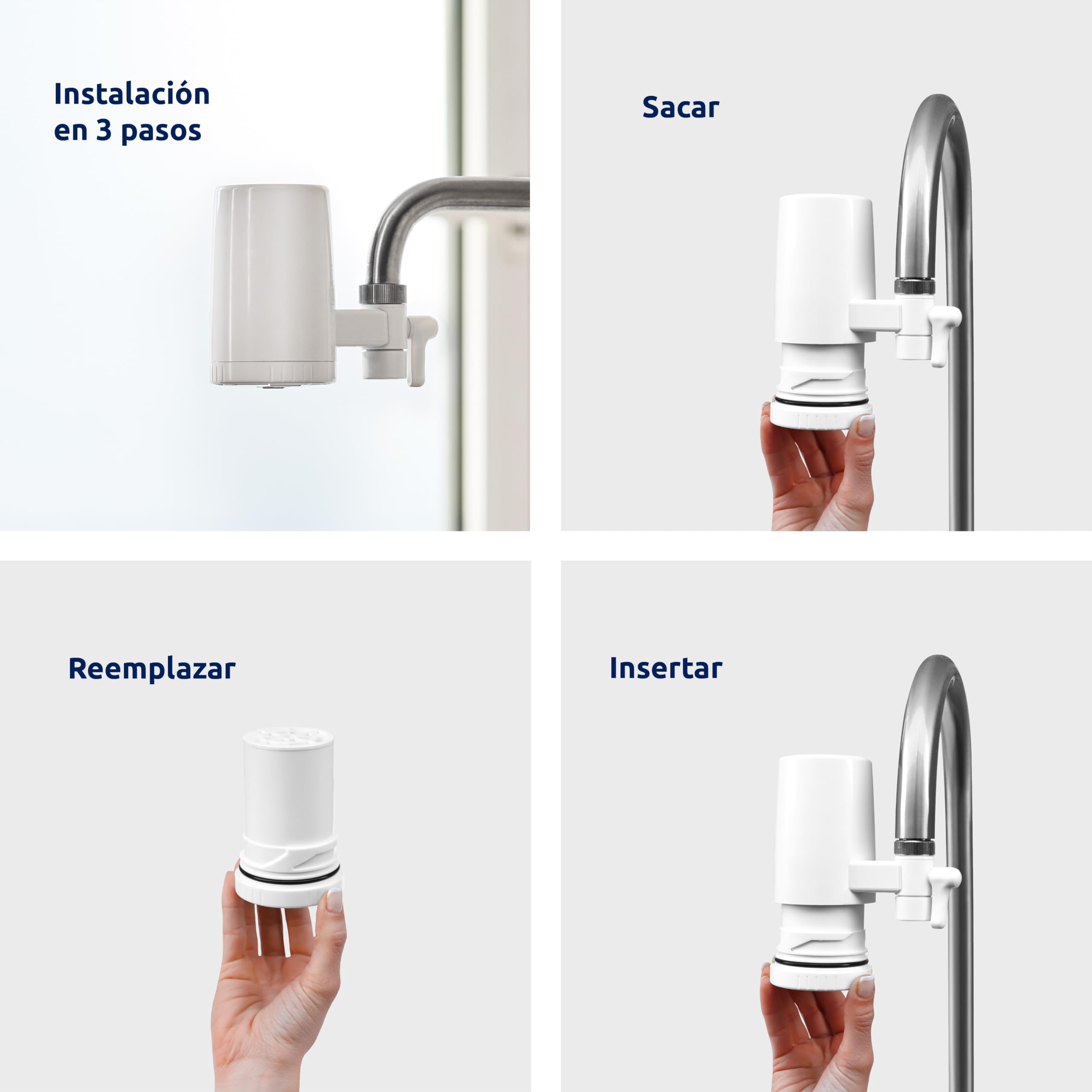 Tappwater Essential Refills - Juego de 2 cartuchos de recambio para filtro de agua Essential