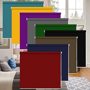 Victoria M. Tenebra Store Obscurcissant Thermique 55 X 220 Cm Marron Foncé - Avec Et Sans Perçage, Montage Inclus