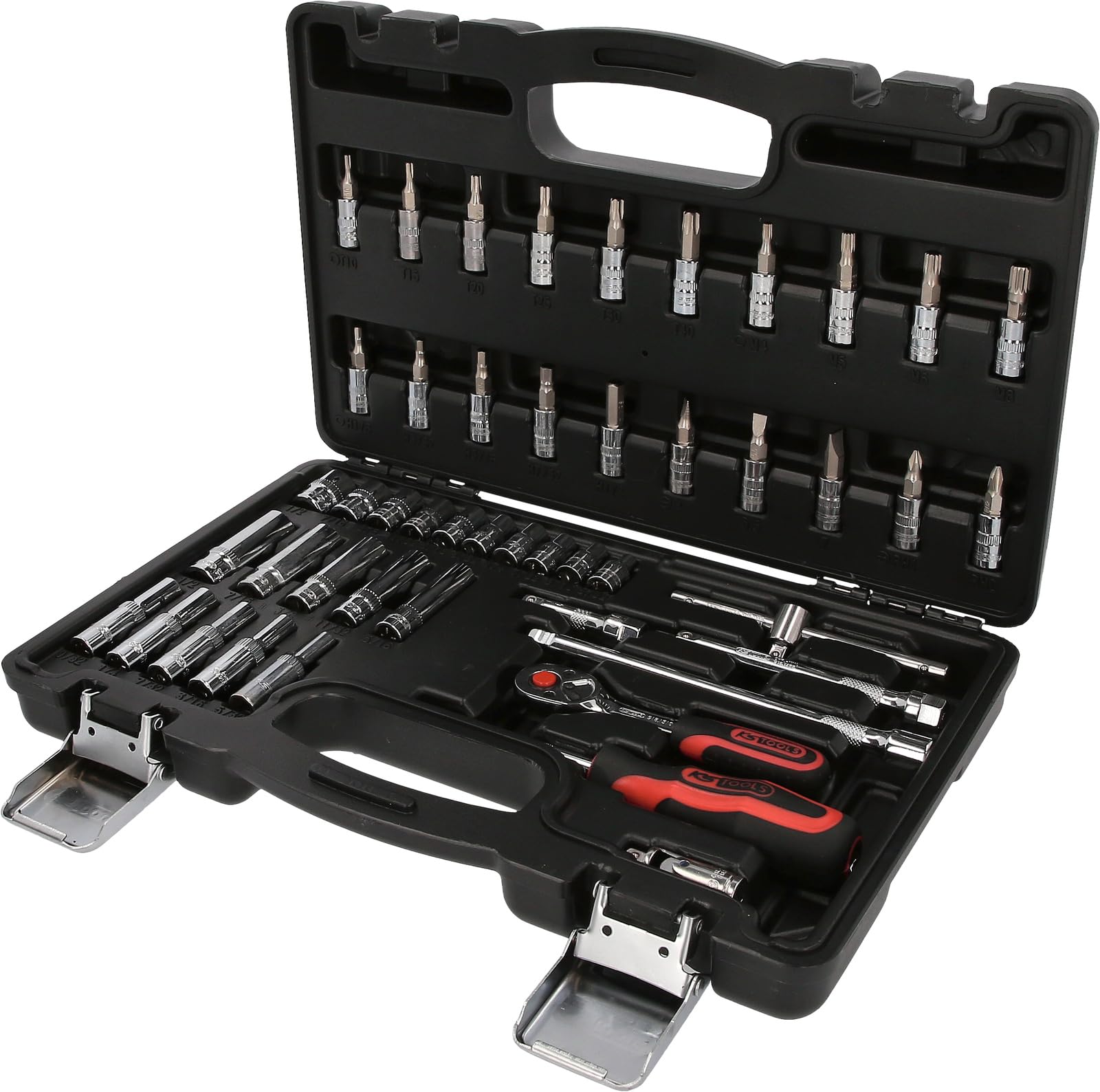 KS Tools 918.0847 1/4" Juego de llaves de vaso CHROMEplus, 47 pzs