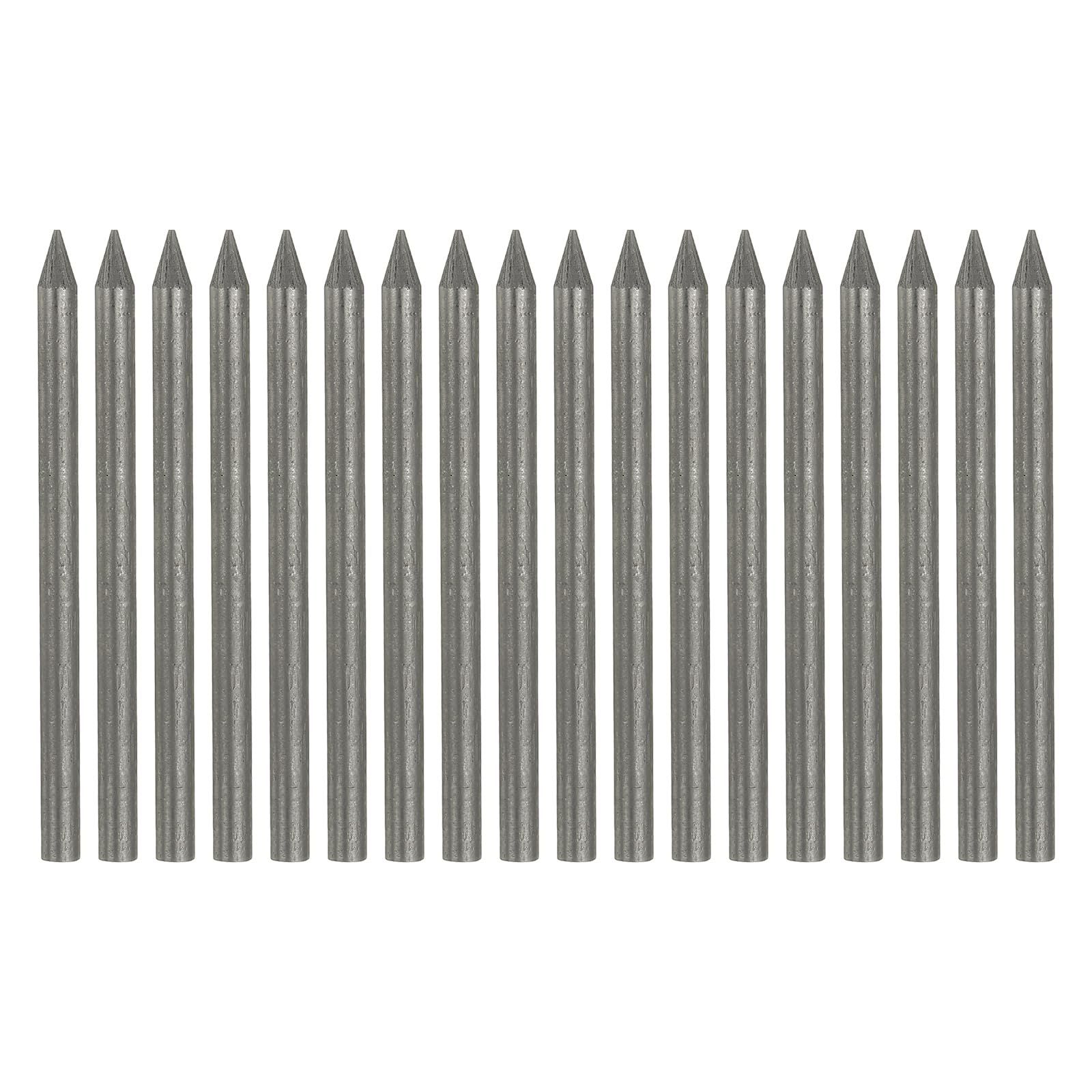 PATIKIL 5.6mm 2B Carpenter Pencil Lead Refills, 18Pcs Break Resistant Solid Dry Pencil Refills for Mechanical Carpenter Construction Art Drafting, Black
