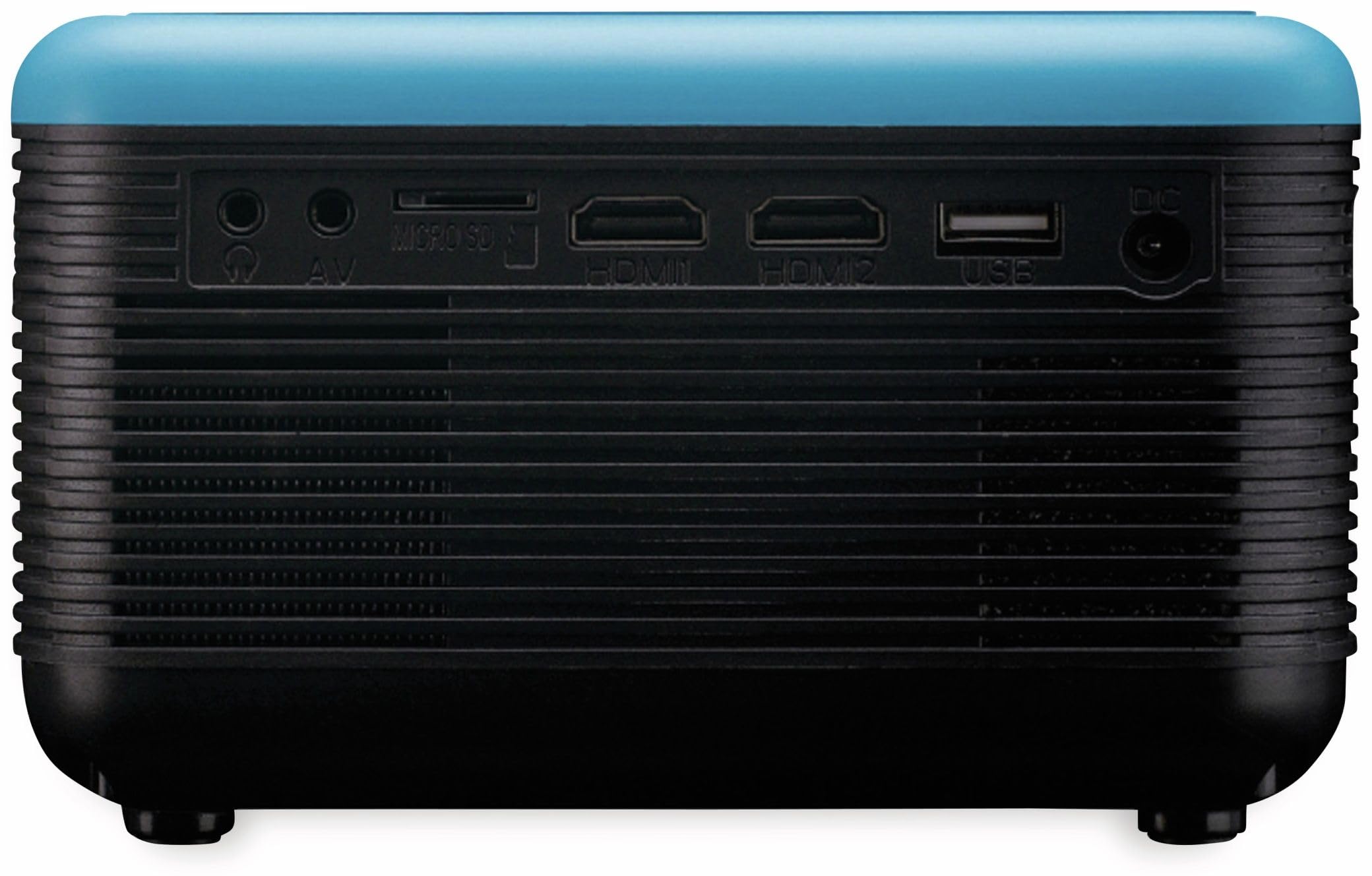 Lenco LPJ-500 - Proiettore Bluetooth - Mini videoproiettore - Lettore DVD - 2800 lumen - 30.000 ore di durata - Full HD - Bluetooth 5.0-2 x HDMI - USB - SD Port - AV-in - VGA - Blu