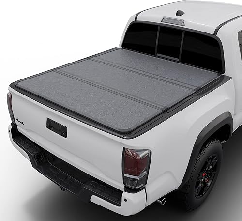 funda rígida plegable para cama de camión |THTF033| Compatible con Nissan Frontier 2005-2026, cama de 5 pies (60")