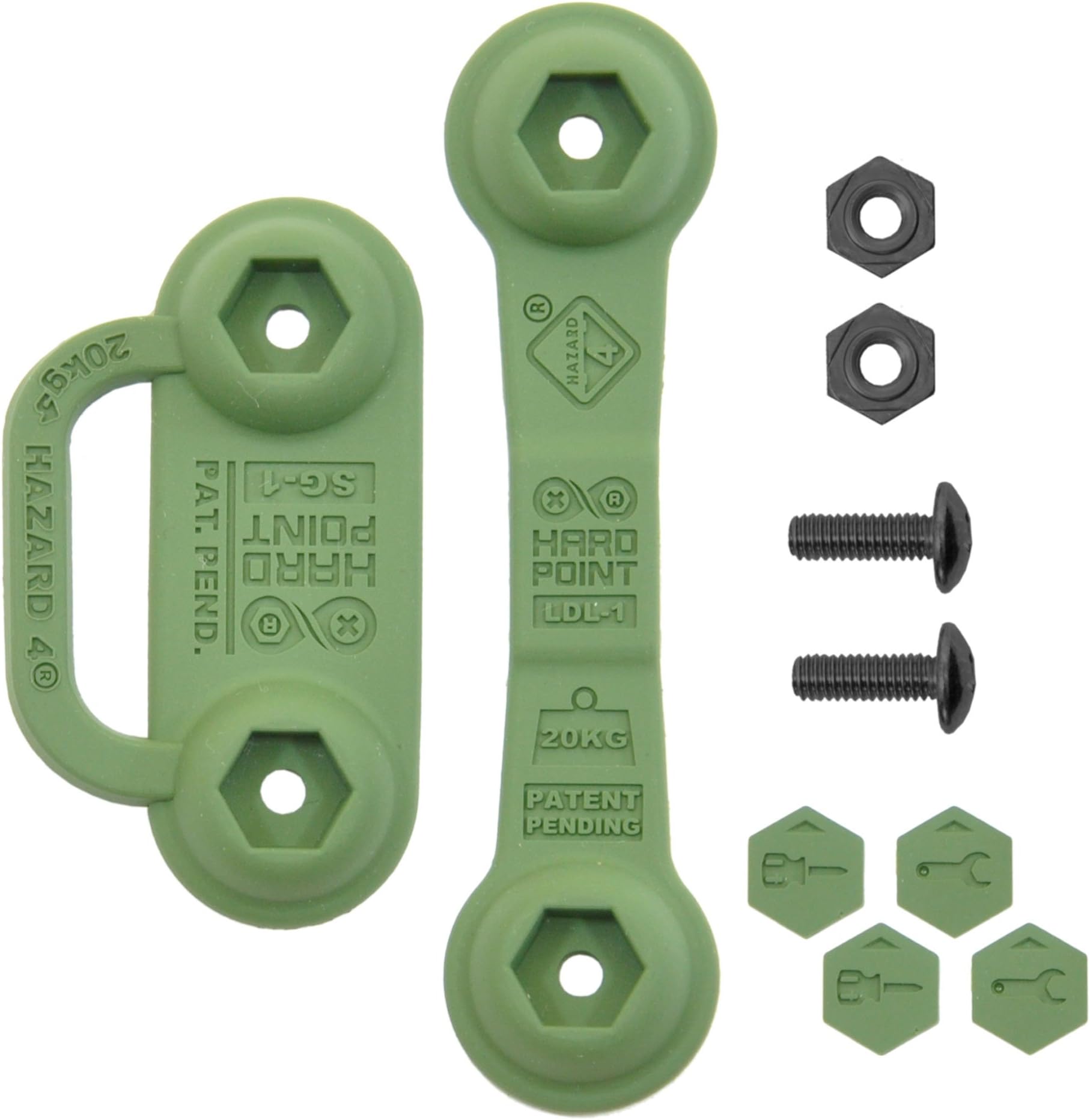 HAZARD 4 HardPoint(R) Modular Tie-Down System Parts: Kit #1