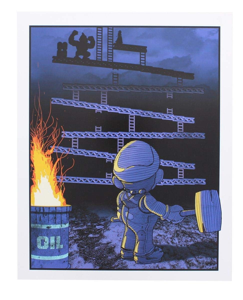 Donkey Kong 8x10 Art Print by Russ Moore (Arcade Block Exclusive)