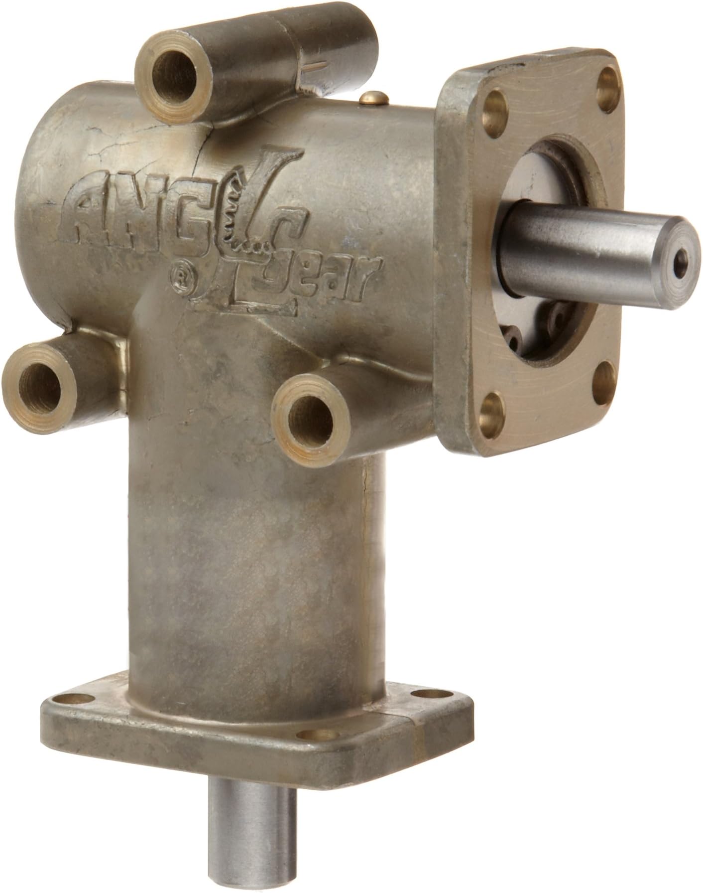 AndantexR3000 Anglgear Right Angle Bevel Gear Drive, Universal Mounting, Single Output Shaft, 2 Flanges, Inch, 3/8" Shaft Diameter, 1:1 Ratio.34 Hp at 1750rpm