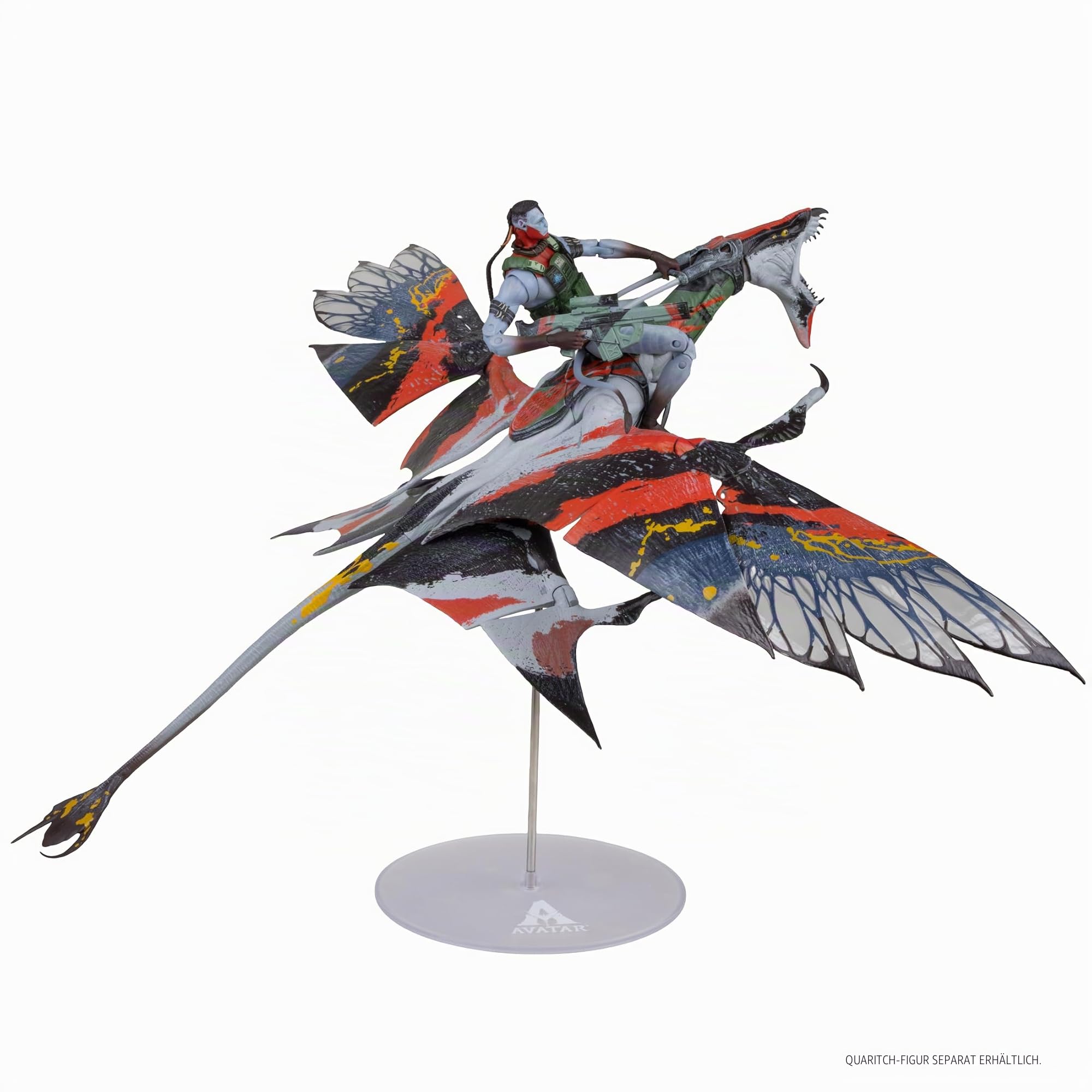 Avatar: Fire and Ash Action Figure Quaritch's new Banshee