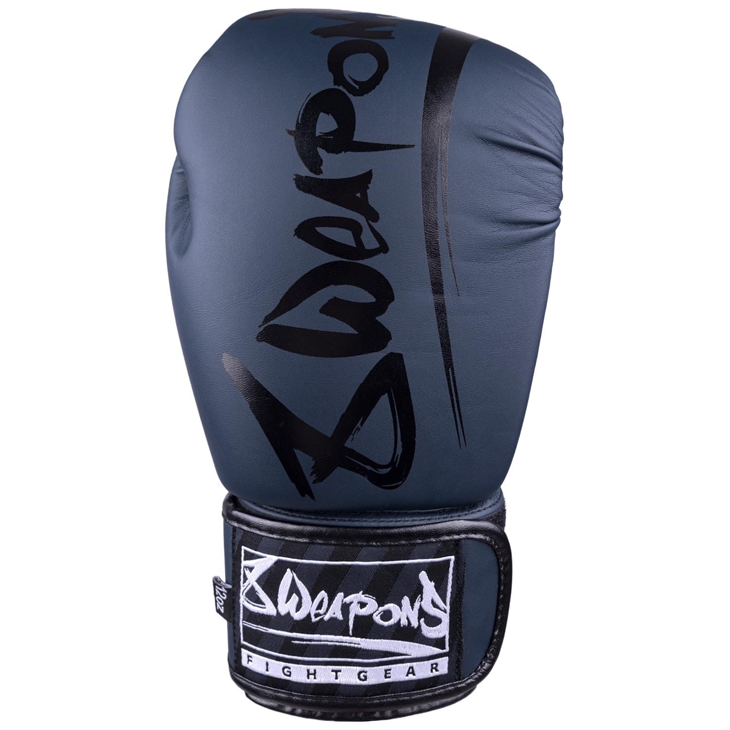 8 WEAPONS Boxhandschuhe Unlimited 2.0, Navy-schwarz, Training, Sparring und Wettkampf, Kunstleder, Perfekte Dämpfung und stabile Nähte, Handschuhe für Muay Thai, K1, Boxen, MMA und Kickboxen