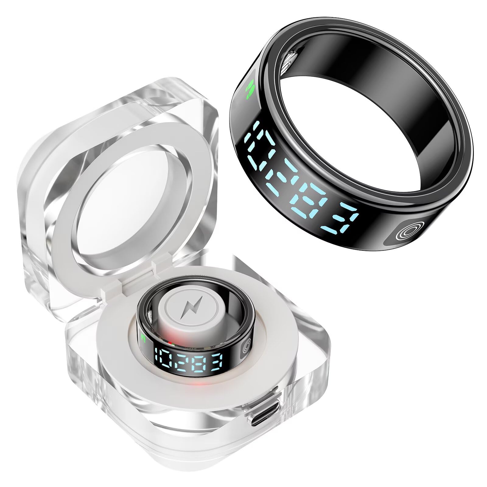 findtime Smart Ring Android IOS Smartringe für Herren Damen Schlaftracker Pulsmesser