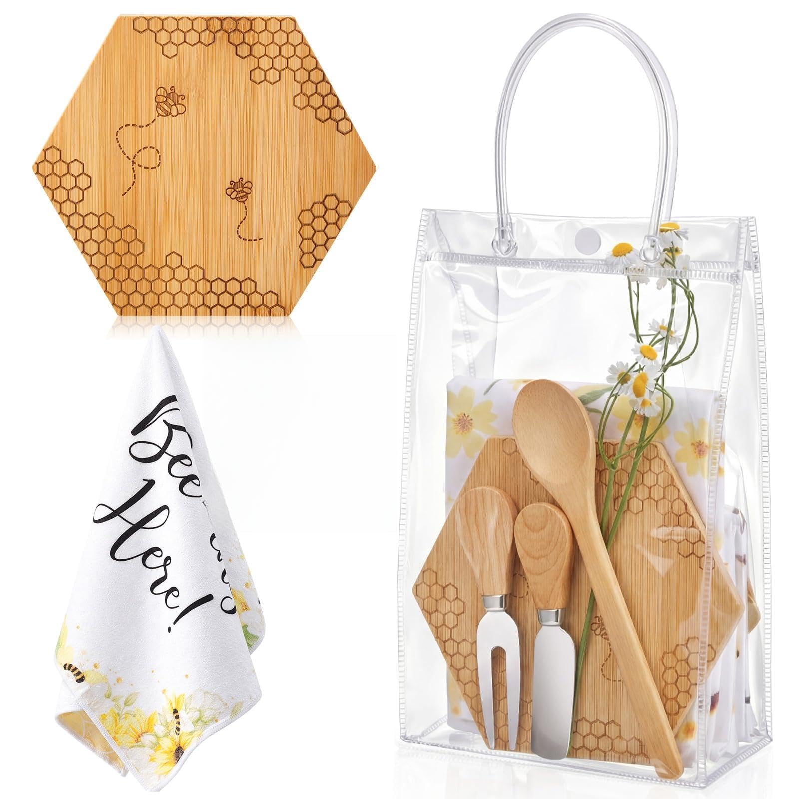 Bee Charcuterie Board Set - Baby Shower Prizes -7 Bee Charcuterie Board Set - Baby Shower Prizes -7
