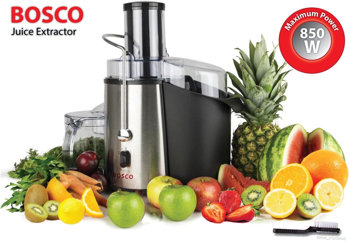 Juice Extractor Whole Fruit Super Power Citrus Vegetable Juicer 850W BOSCO
