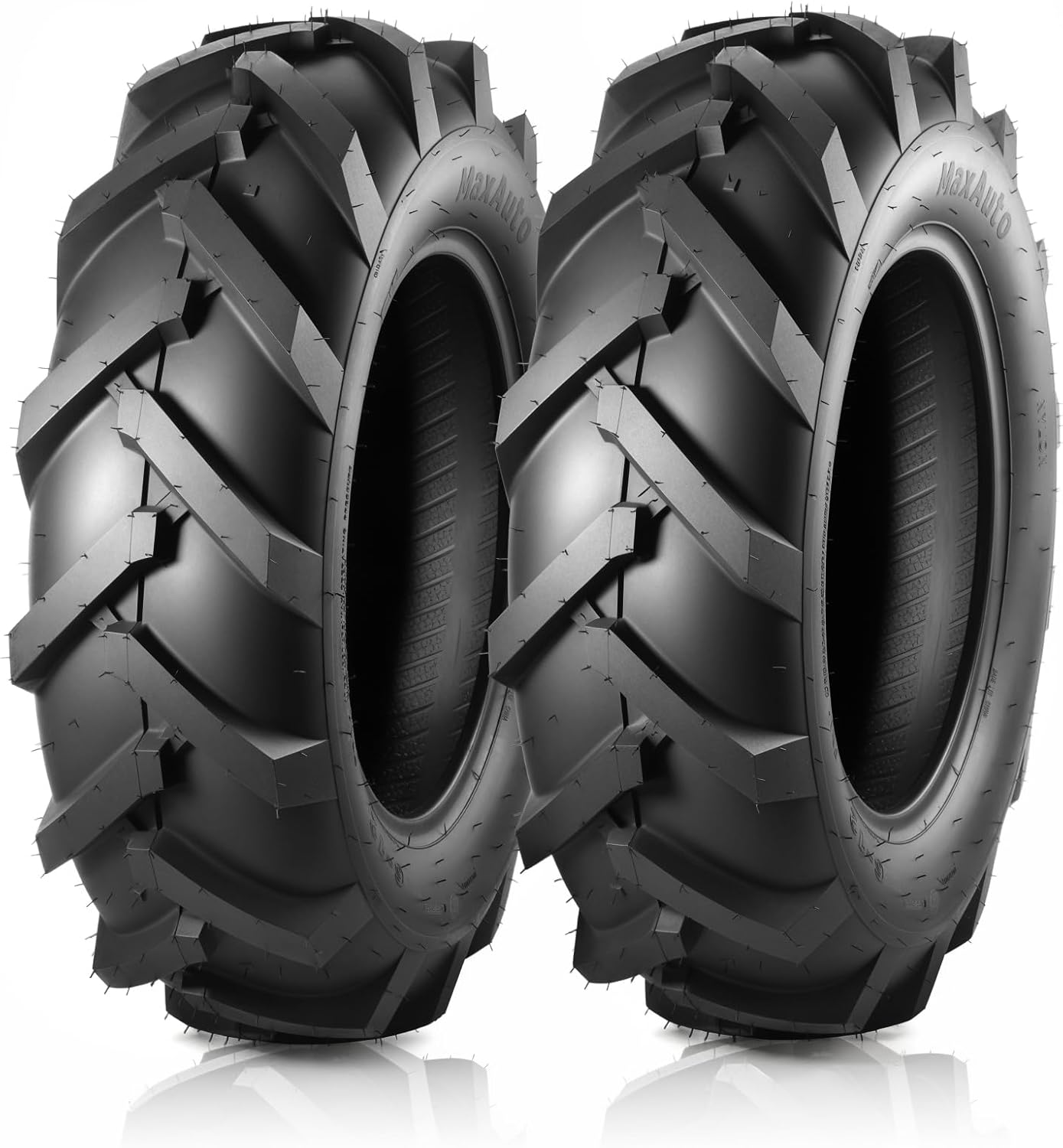 MaxAuto Farm Tractor Tire 6-12 Replace Kubota 7100 Series 4WD H167, 6x12 nhs garden ag tires, 6-Ply Tubeless Tire 2Pcs